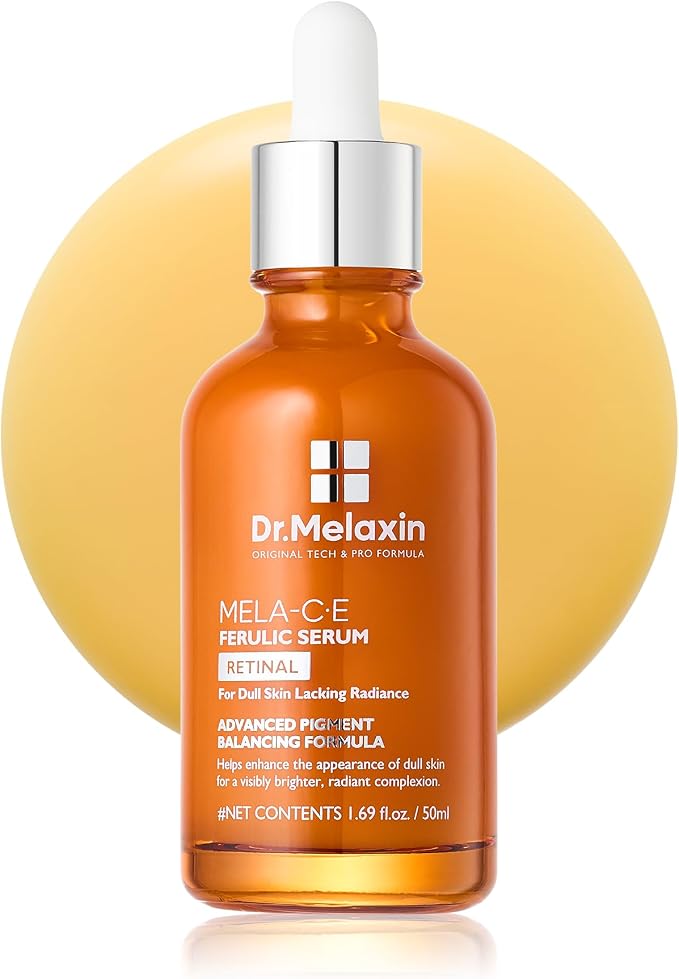 Dr.Melaxin Mela-C·E Ferulic Serum Retinal Dark Spot Care Facial Essence with C·E Ferulic, Retinal for Even Skin Tone | Dr. Melaxin Korean skincare