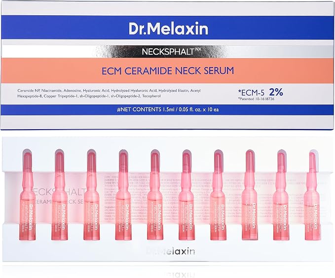 Dr.Melaxin Neck Tightening Ampoule Firming & Lifting | Dr. Melaxin Korean skincare