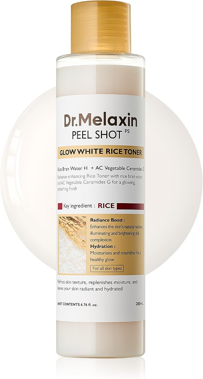 Dr.Melaxin Peel Shot Glow Rice Toner | Dr. Melaxin Korean skincare